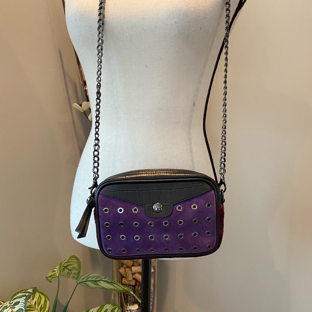 ✨LongChamp (EUC) Mademoiselle Leather Suede Crossbody Bag Like New✨